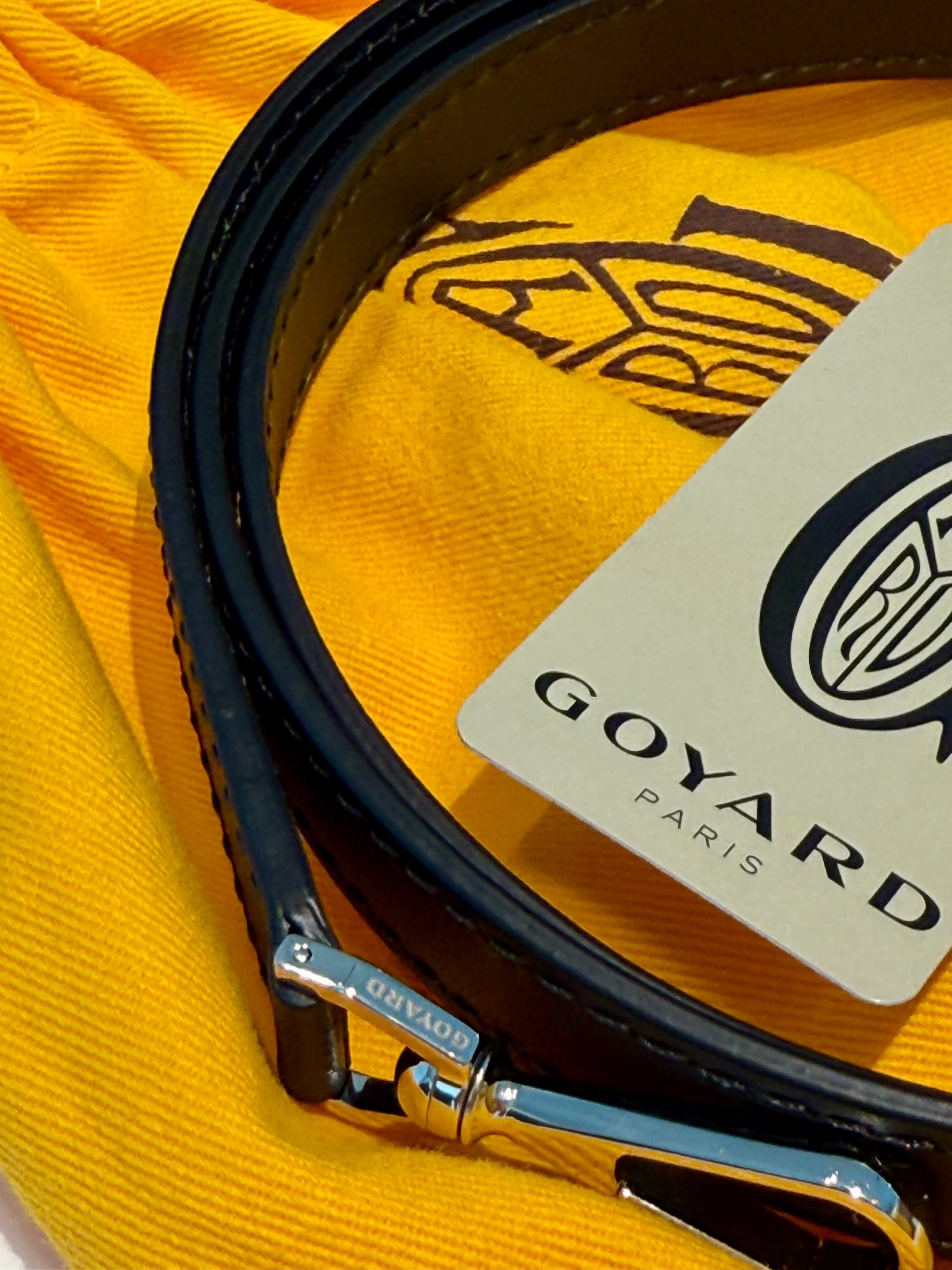 Goyard Cuir PM Strap - Black