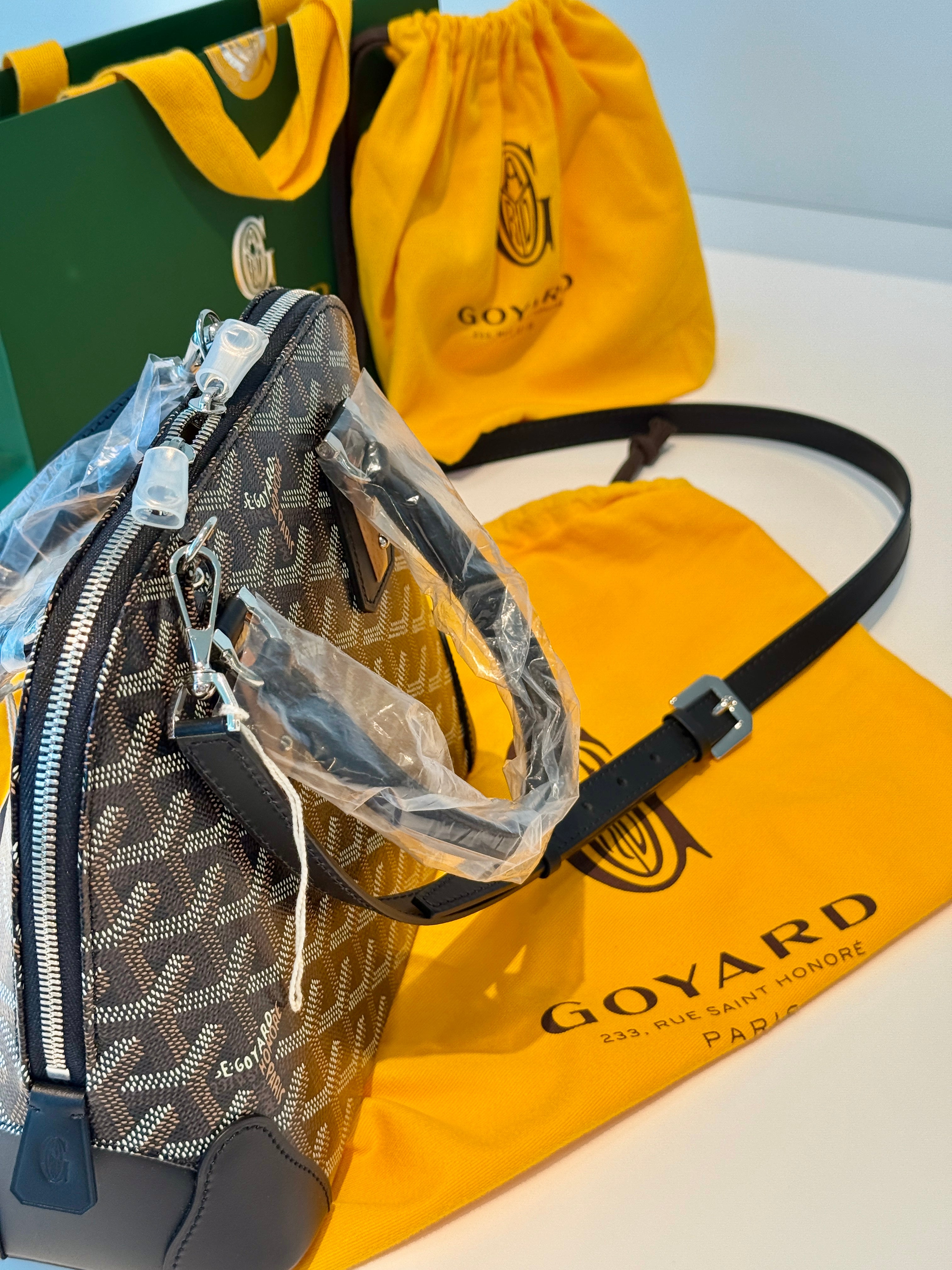 Goyard Cuir PM Strap - Black