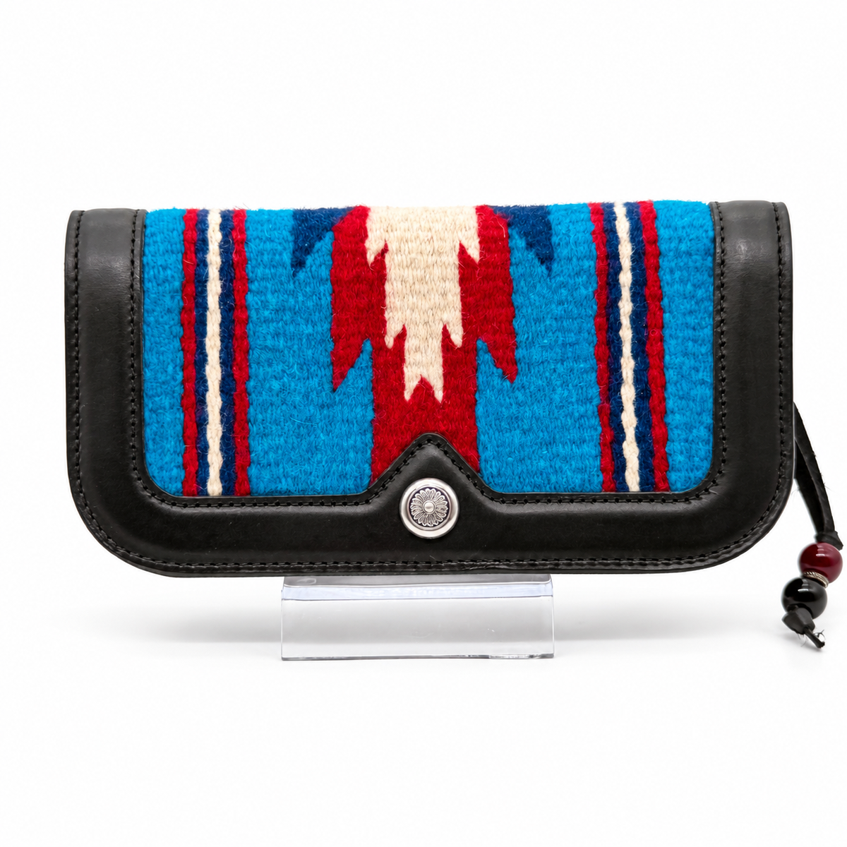 JACQUES MARIE MAGE LAST FRONTIER CASE – BLACK / TURQUOISE WOVEN