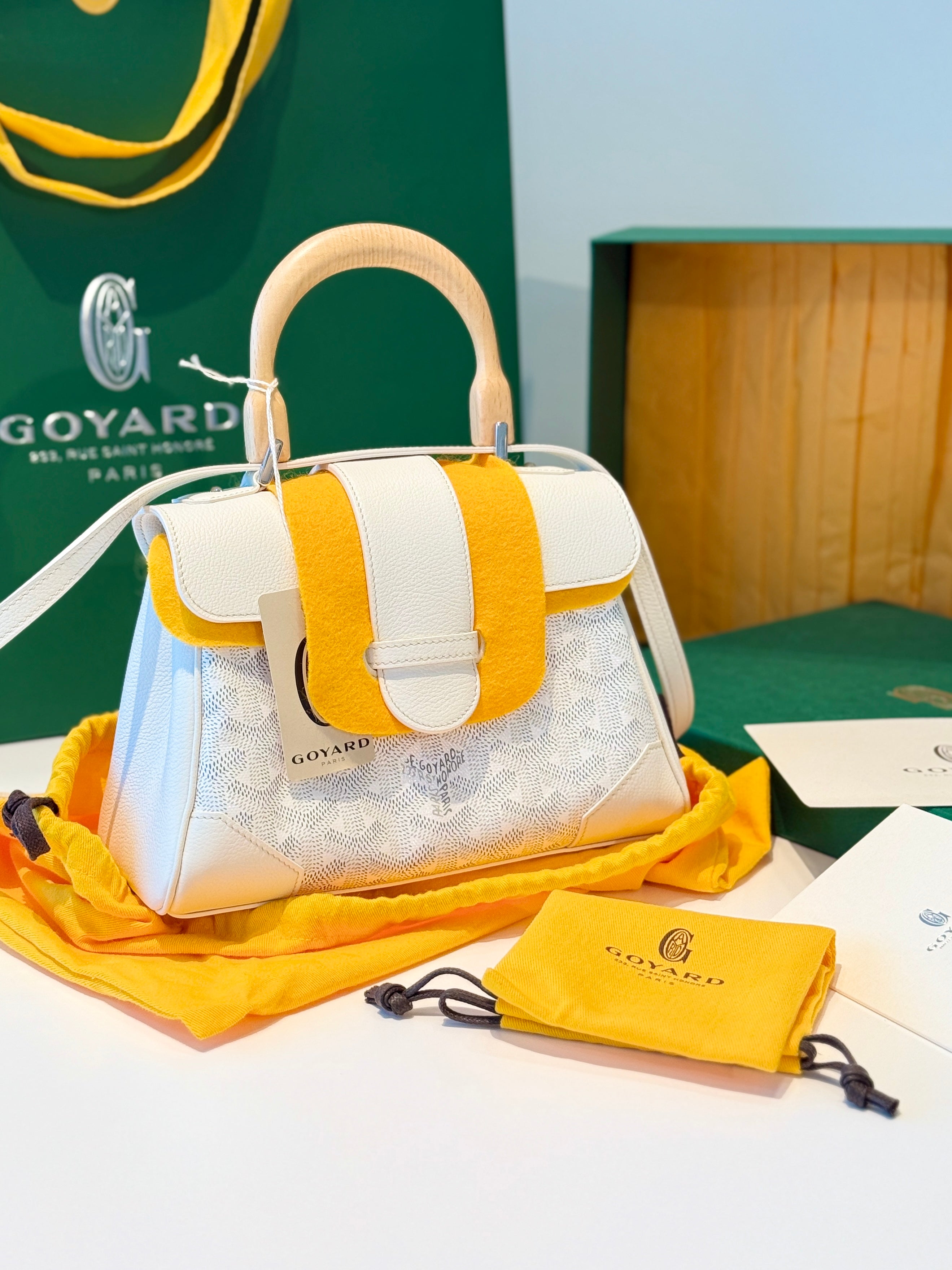 Goyard Saigon Souple Mini Bag - White