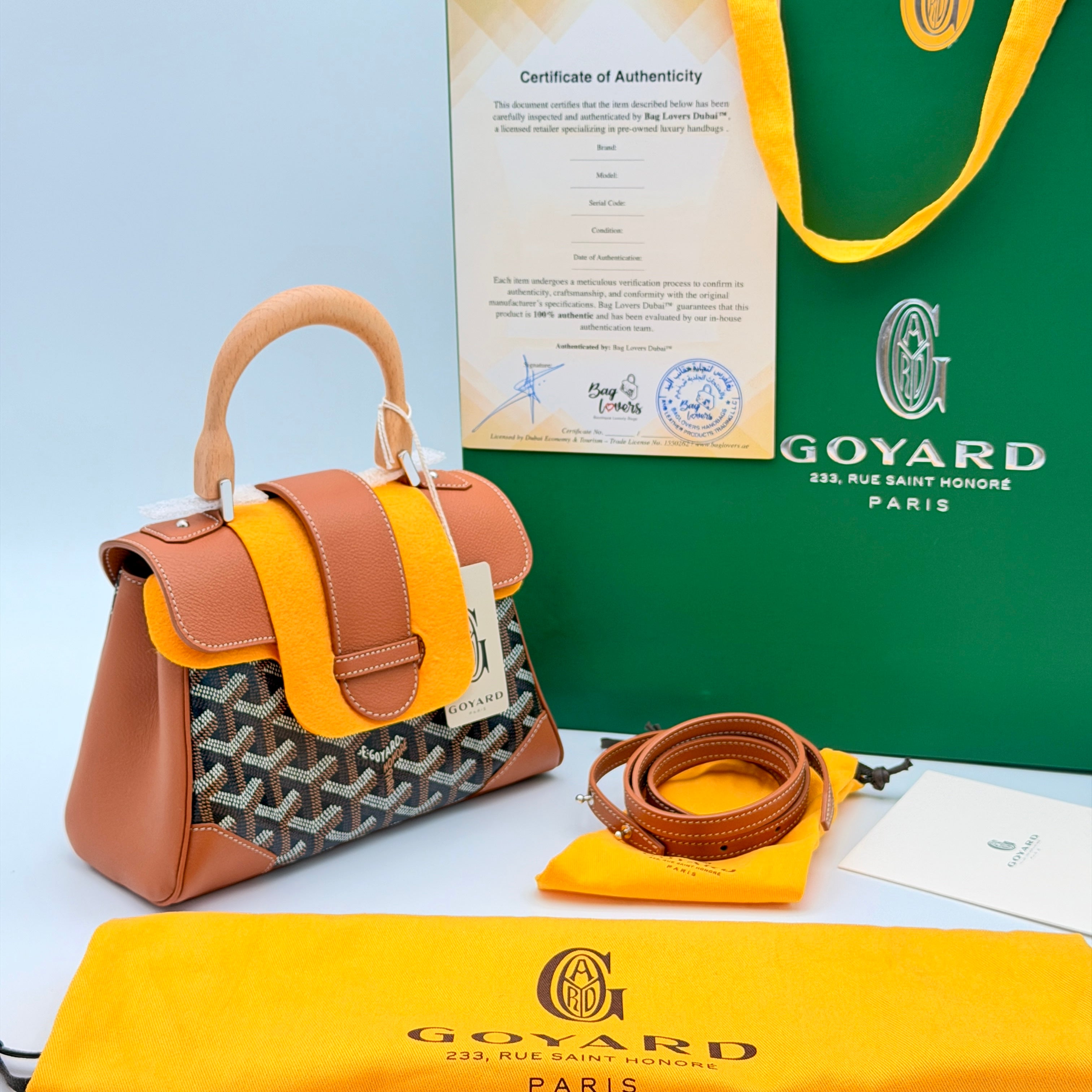 Goyard Saigon Souple Mini Bag - Tan
