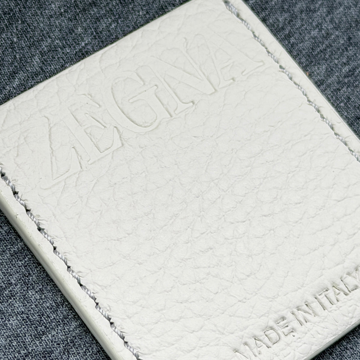 ZEGNA Deerskin Hoodie Backpack – Off White – Made in Italy