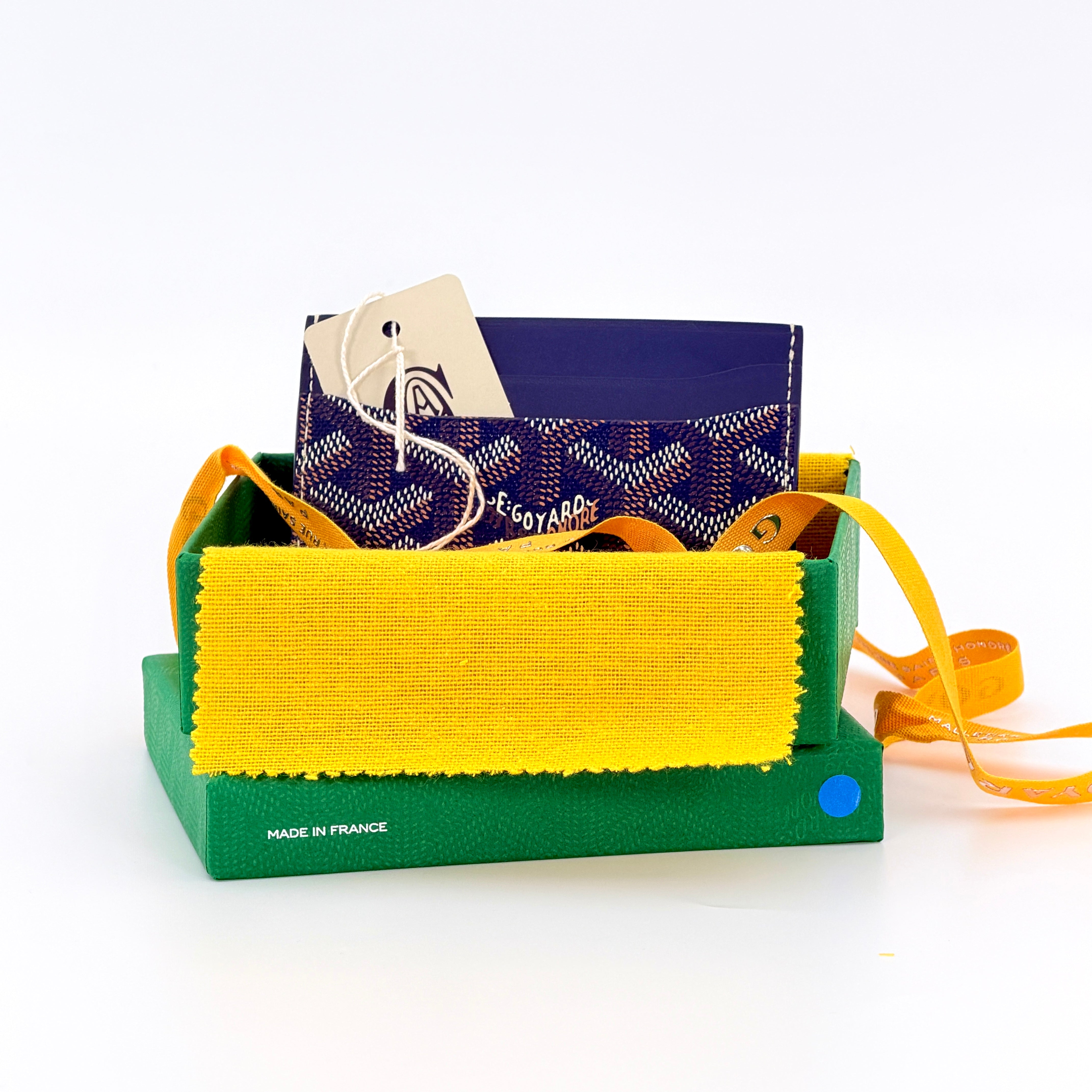 Goyard Saint Sulpice Card Wallet - Navy Blue