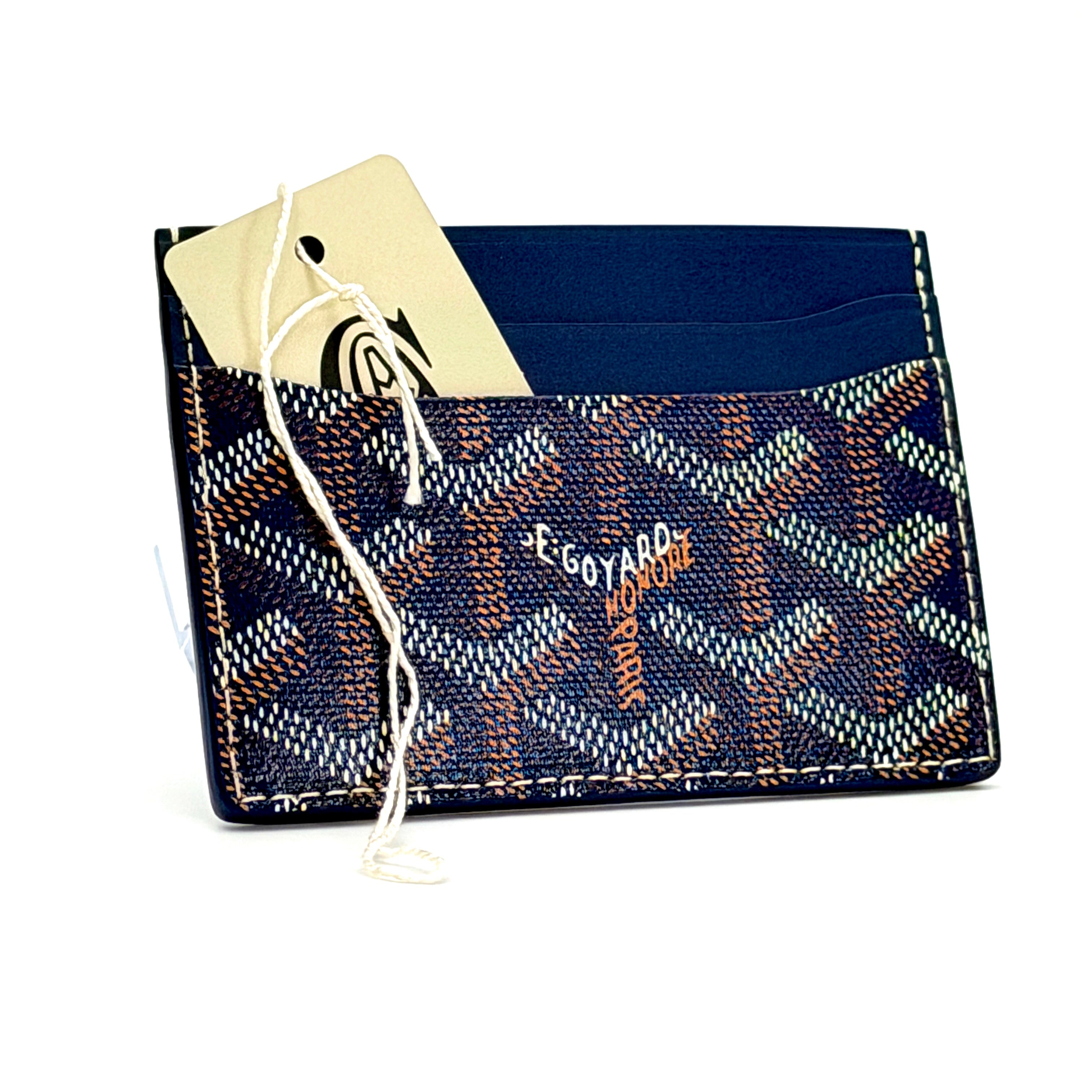 Goyard Saint Sulpice Card Wallet - Navy Blue