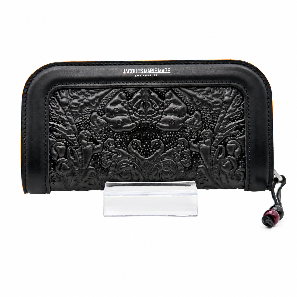 JACQUES MARIE MAGE  LAST FRONTIER CASE – BLACK FULL LEATHER