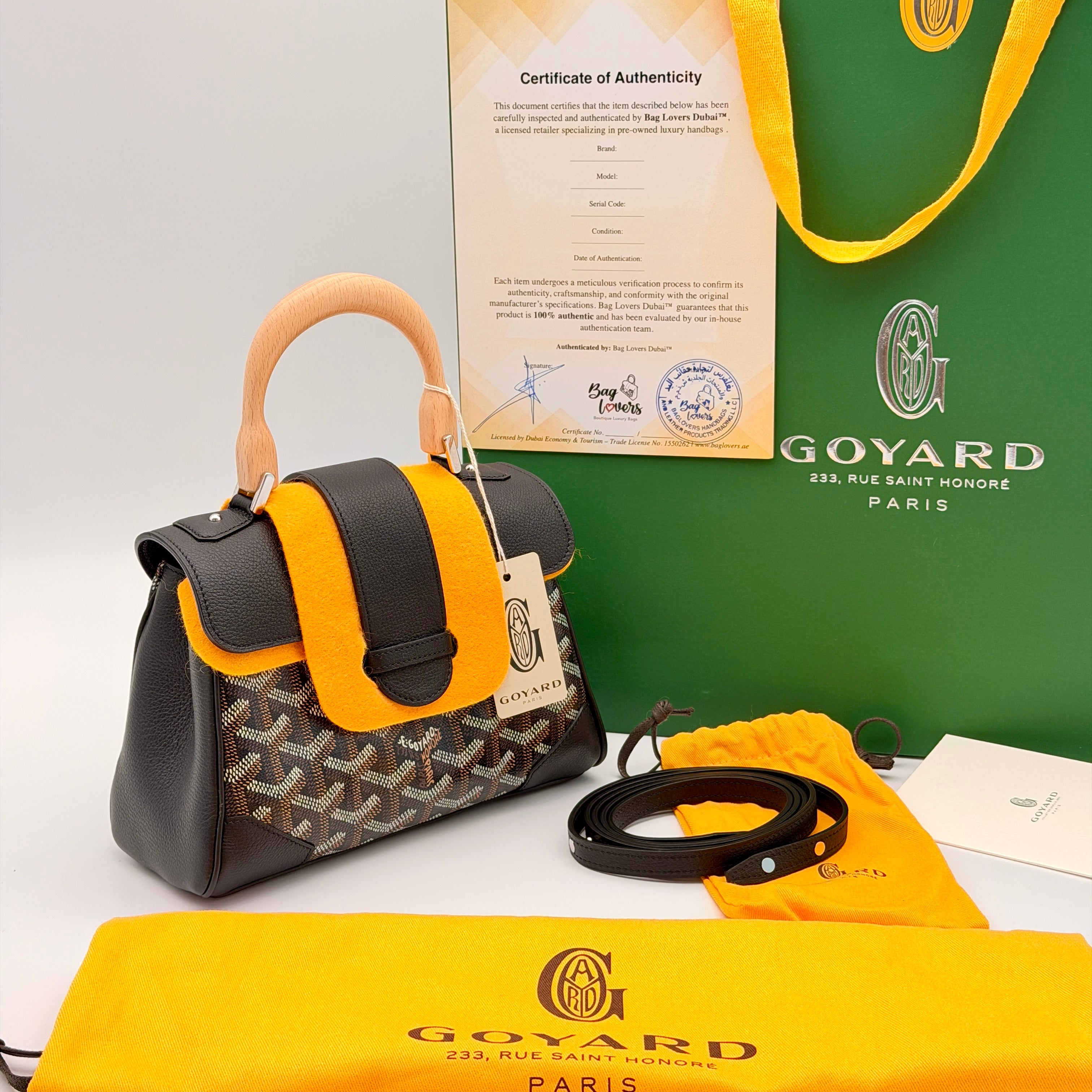 Goyard Saigon Souple Mini Bag - Black