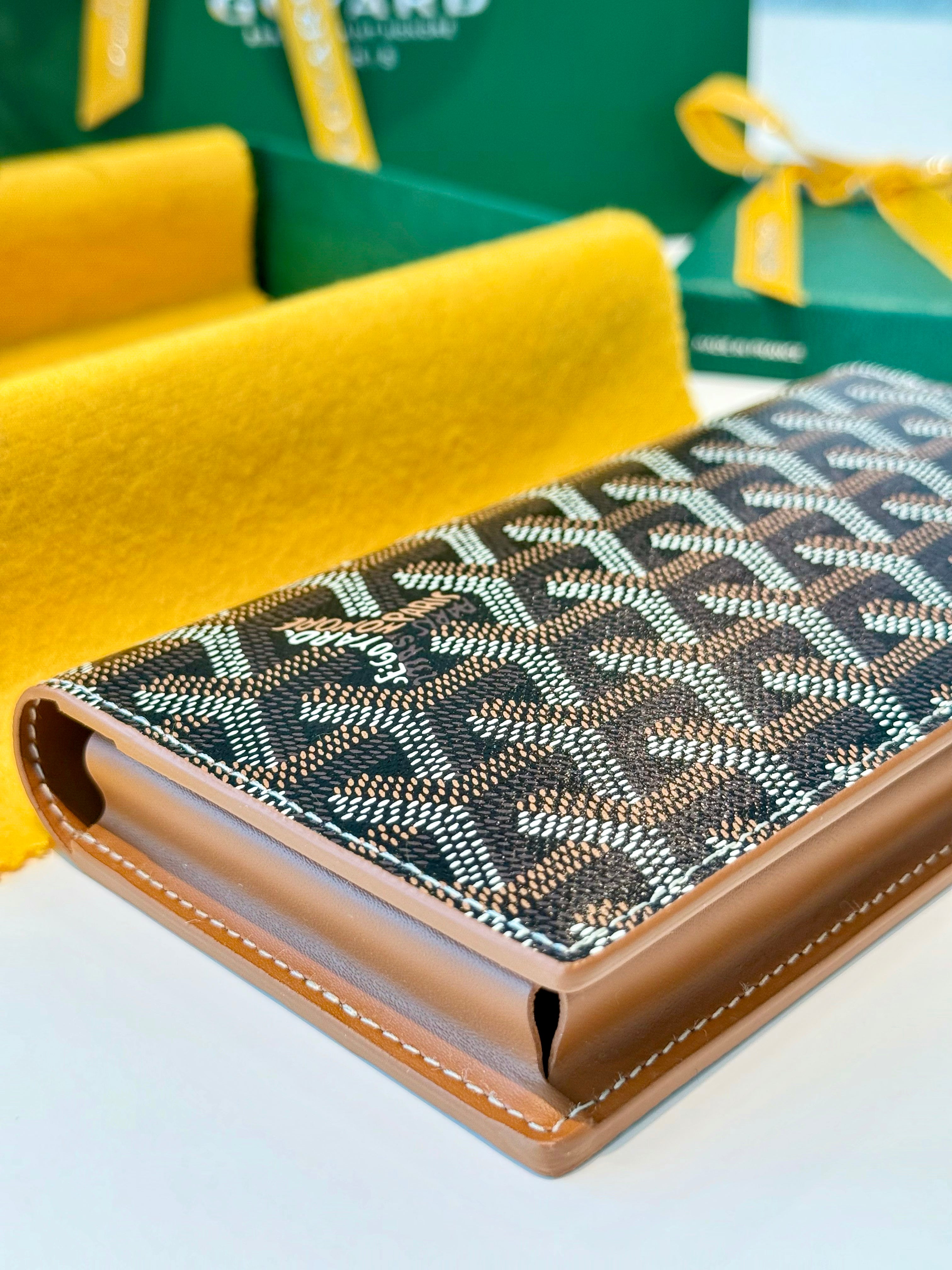 Goyard Saint Lambert Wallet - Tan