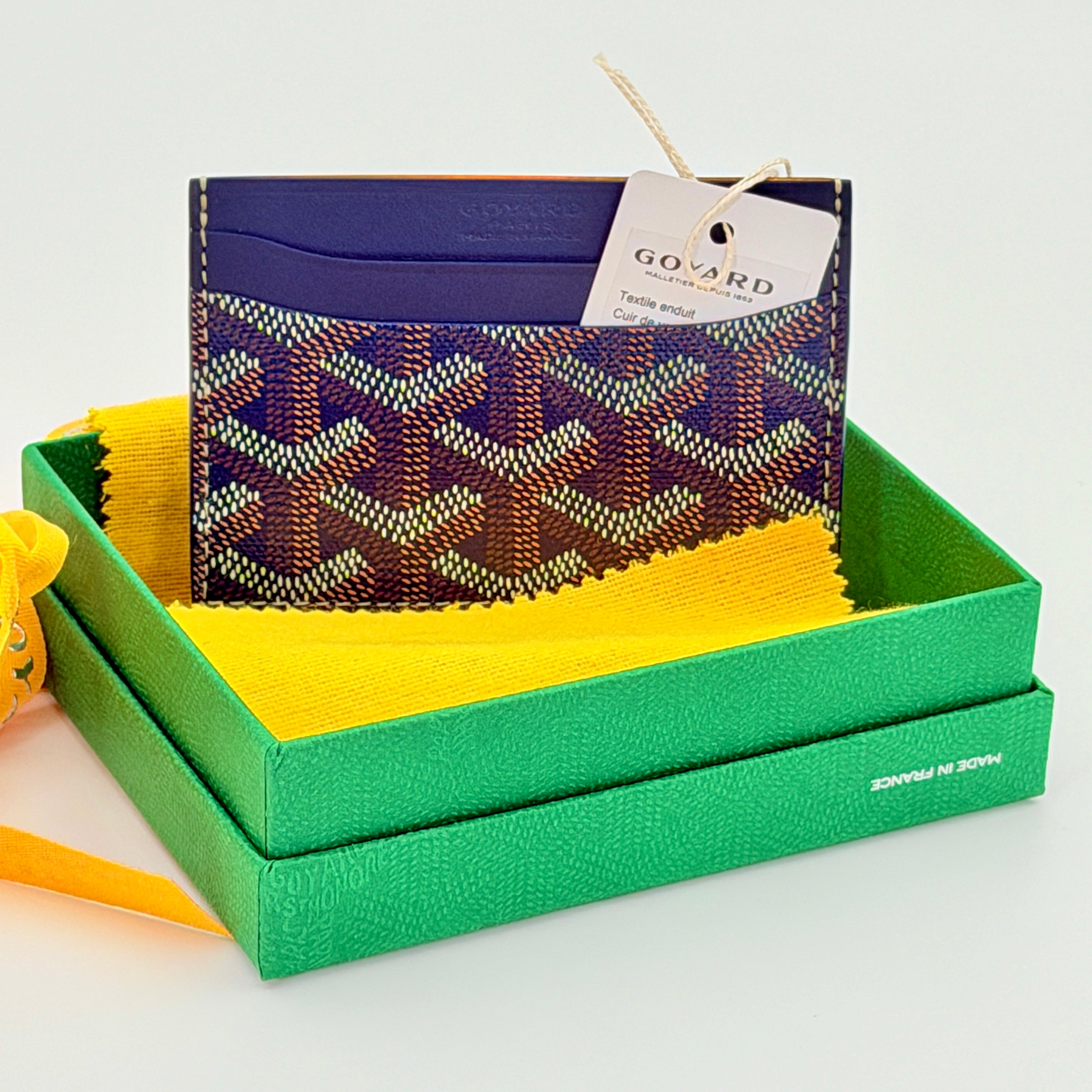 Goyard Saint Sulpice Card Wallet - Navy Blue